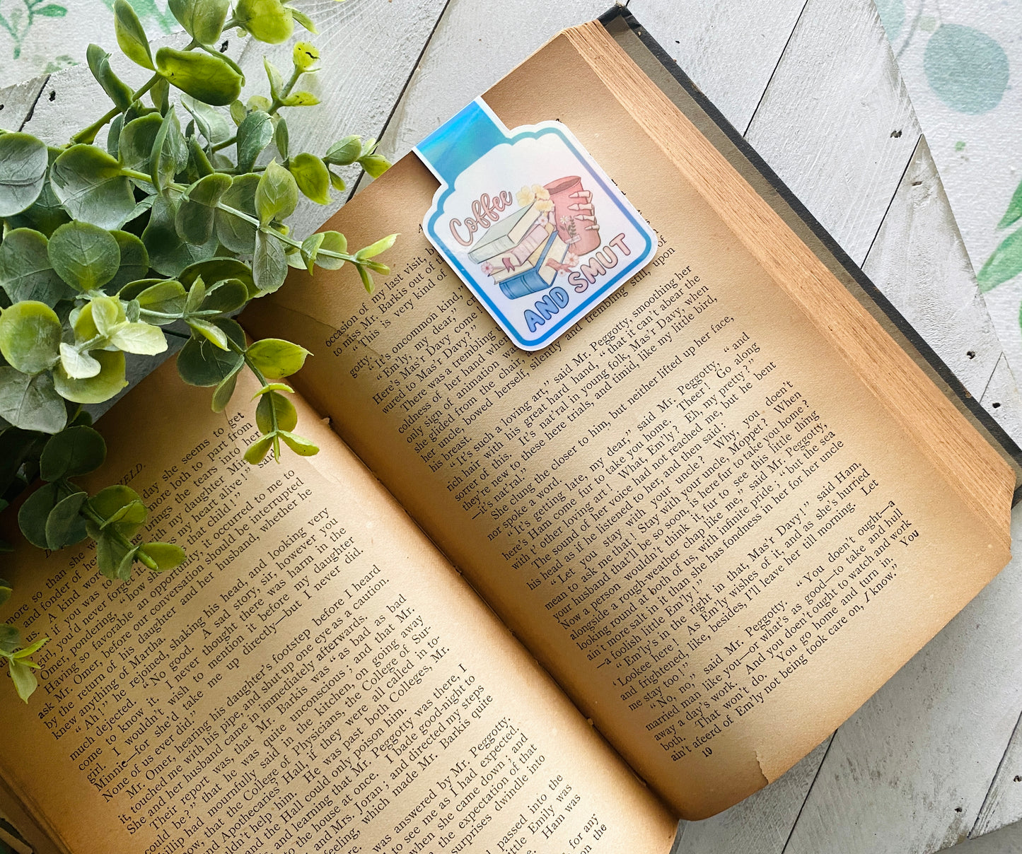 Coffee and Smut Magnetic Bookmark