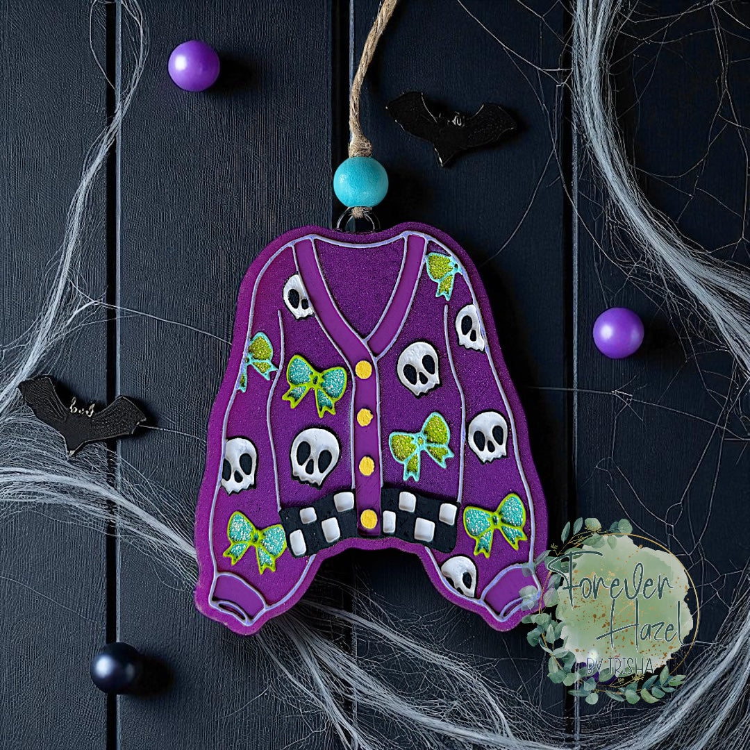 Checkered Halloween Freshies |Spooky Aroma Bead Air Freshener