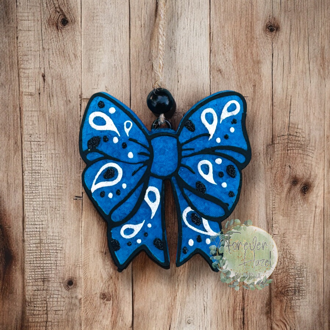 Bandana Bow Freshie: Western Aroma Bead Air Freshener
