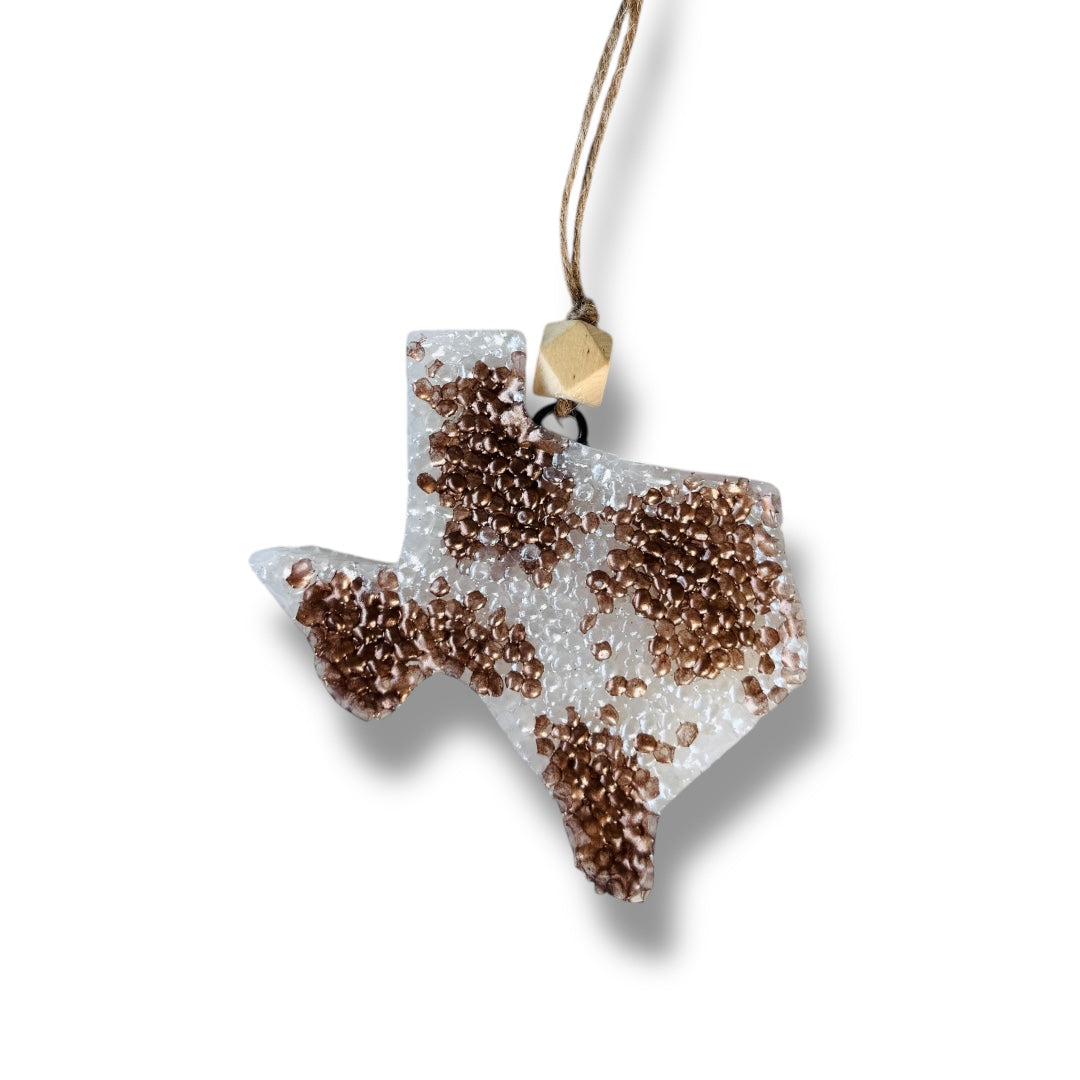 Cow Print Texas Freshie