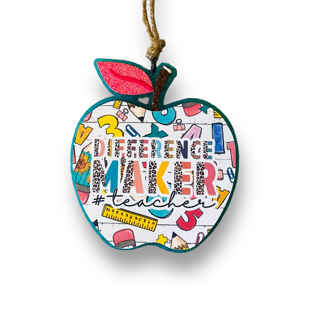 Difference Maker #Teacher Apple Freshie