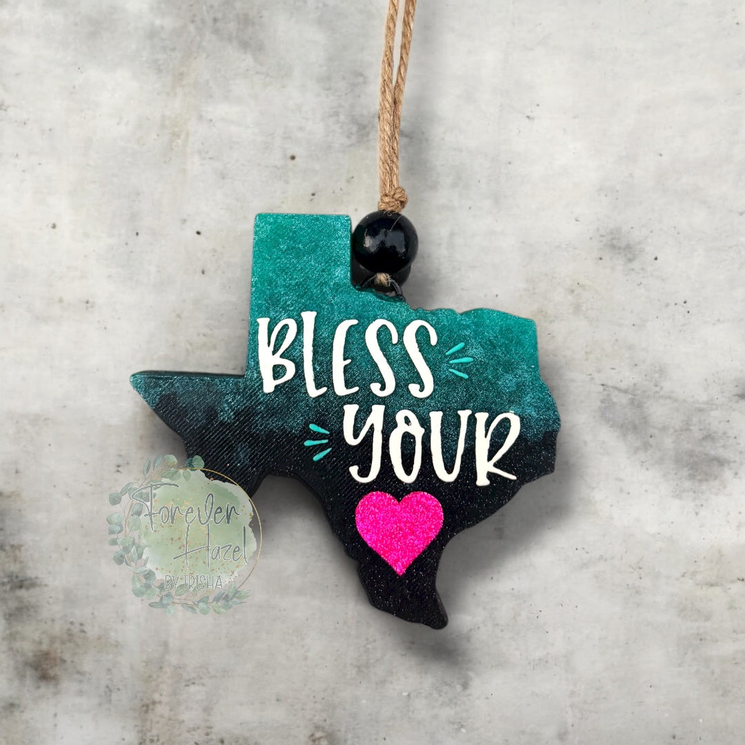 Western Rustic Car Freshie: Western Aroma Bead Air Fresheners