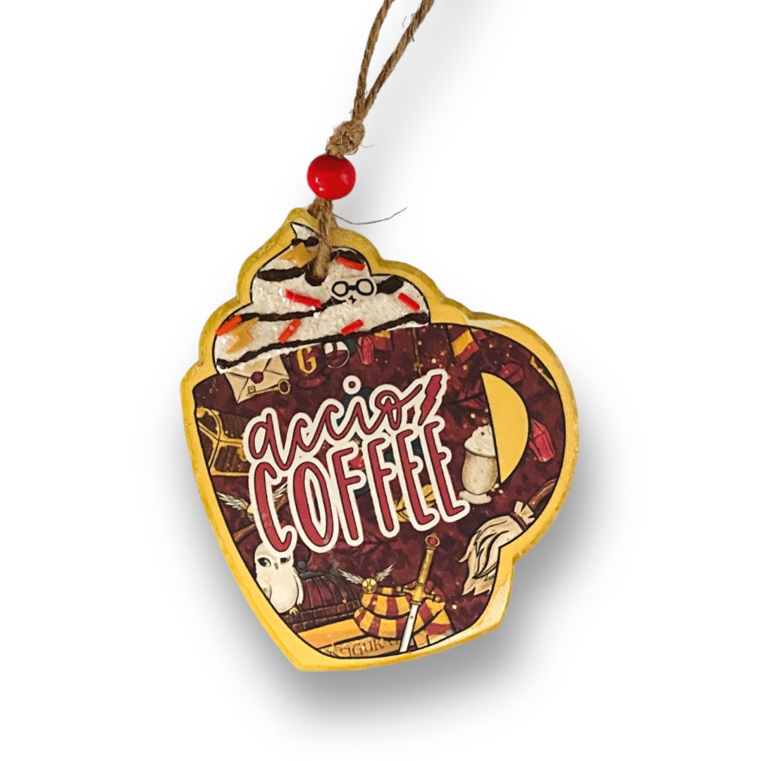 Wizard Coffee Mug Freshie: Coffee Aroma Bead Air Freshener
