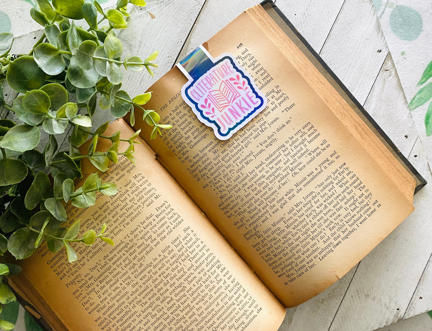 Cliterature Junkie Magnetic Bookmark