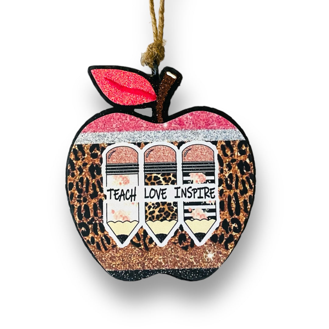 Teach Love Inspire Apple Freshie