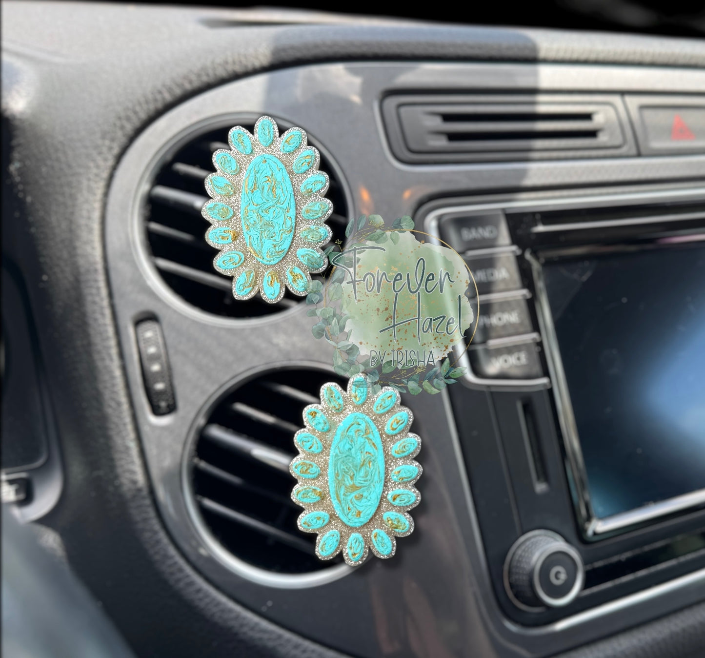 Turquoise Southern Freshie: Western Cowgirl Aroma Bead Air Fresheners