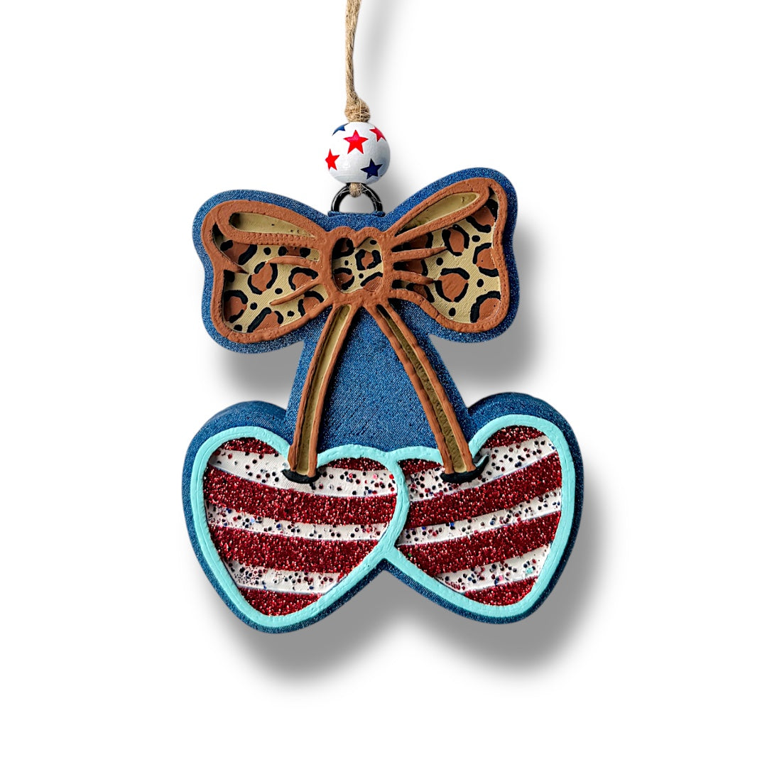 Patriotic Freshies | Patriotic Cheetah Cherries Freshie | Patriotic Sunflower Freshie| Patriotic Boot Freshie | Patriotic Gnome  Freshie | Boom Boom Boom Freshie