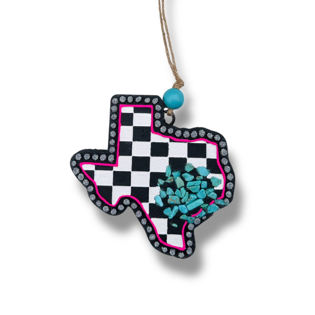 Punchy Western Freshies | Checkered Spade Freshie | Checkered Texas Freshie | Eight Ball Cherries Freshie