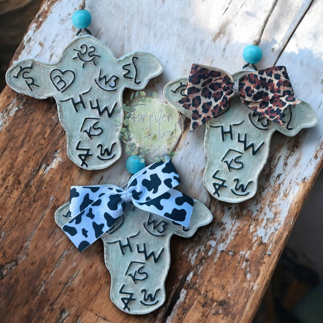 Cattle Branding Freshies: Western Aroma Bead Air Freshener