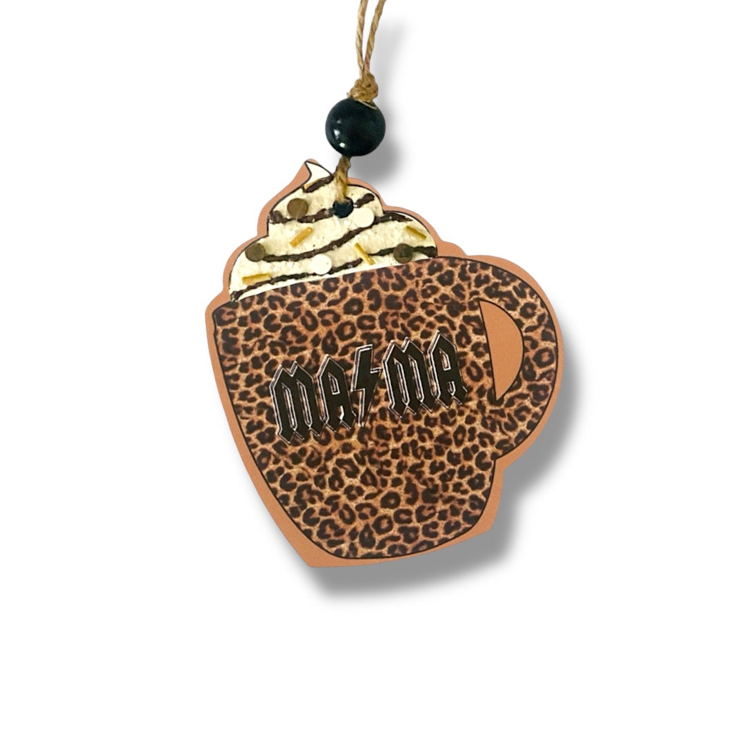 Western Coffee Mug Freshies | Cheetah & Roses Coffee Mug Freshie | No Talkie Before Coffee Mug Freshie | Cheetah Mama Mug Freshie