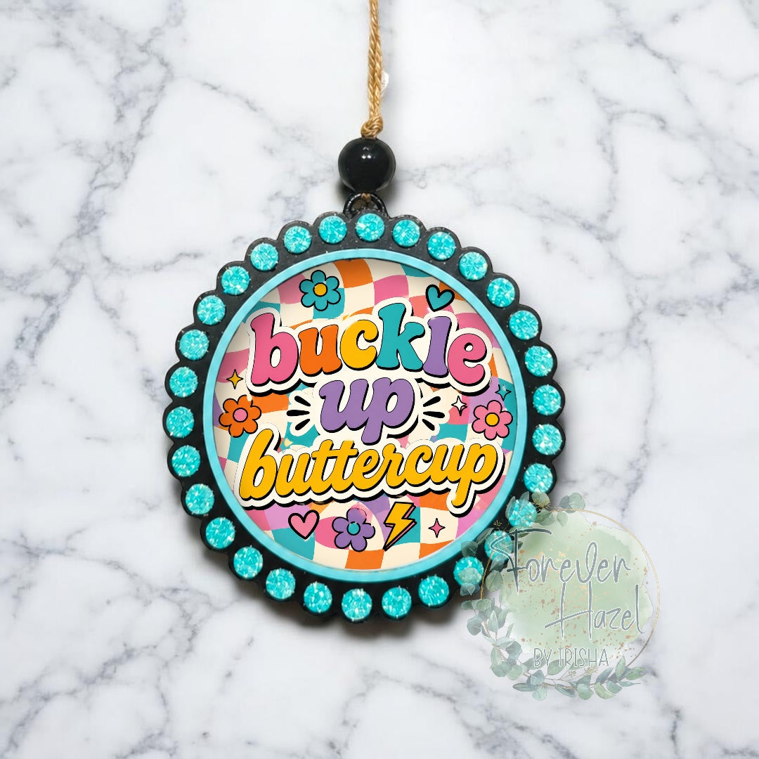 Buckle Up Buttercup Freshie: Aroma Bead Air Freshener