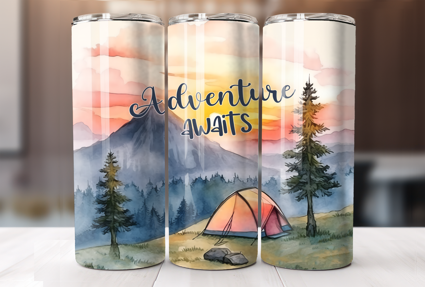 Adventure Awaits Tumbler