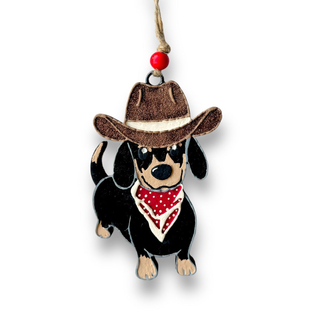 Dachshund Cowboy Freshie