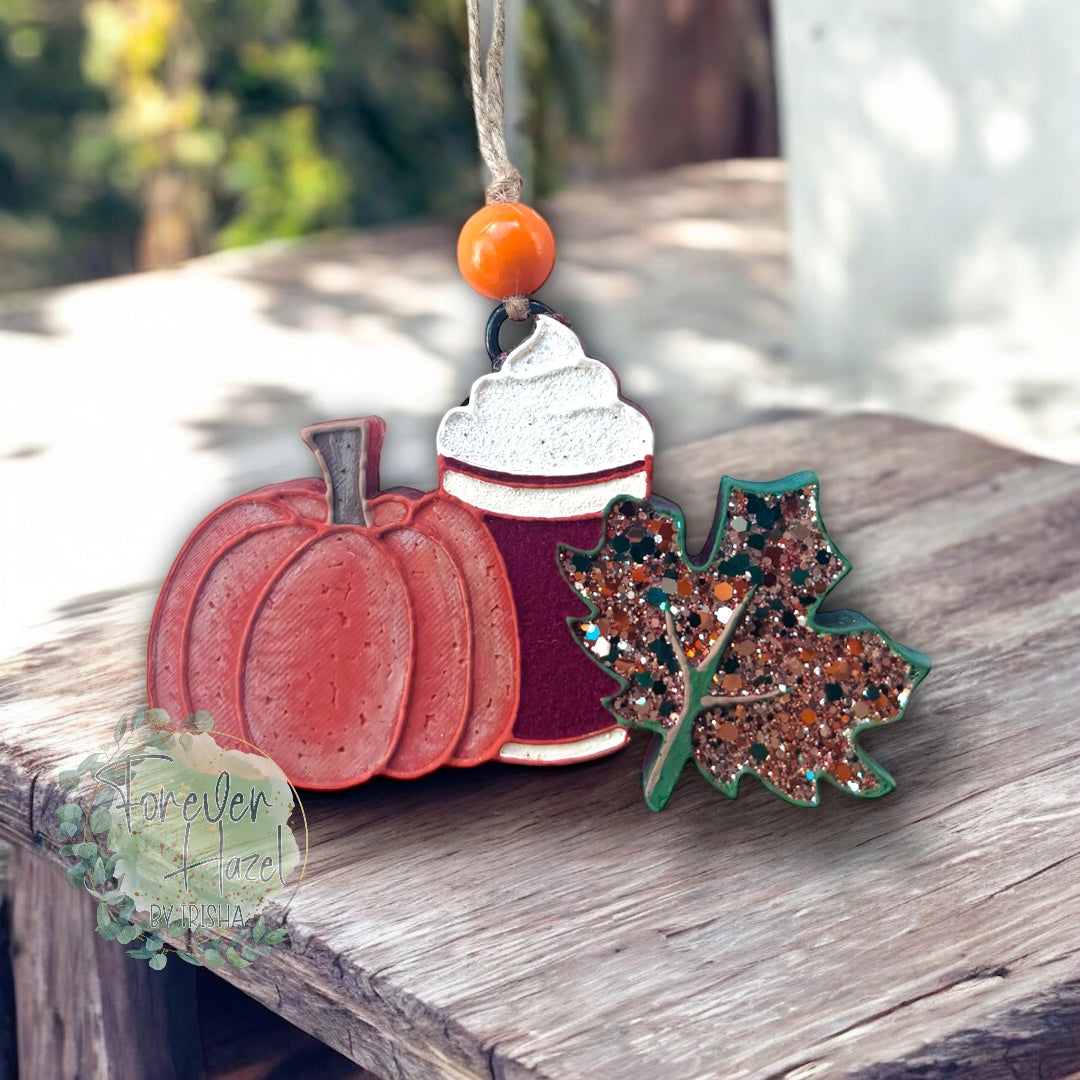 Cozy Vibes Autumn Freshie | Fall Aroma Bead Air Fresheners