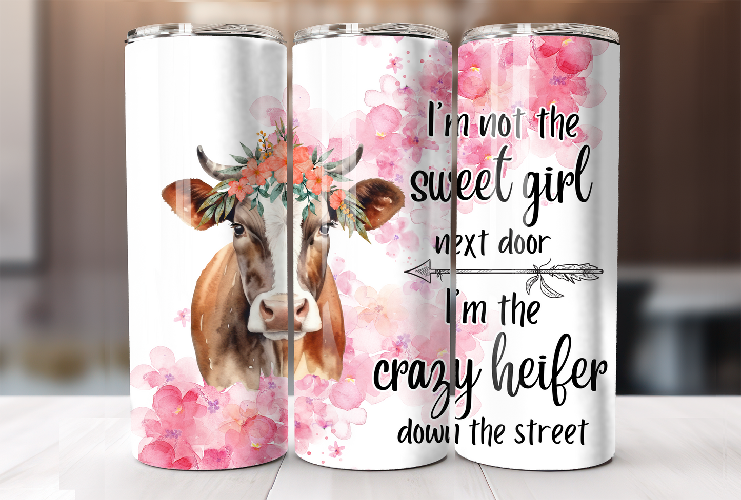 I'm Not The Sweet Girl Next Door Tumbler