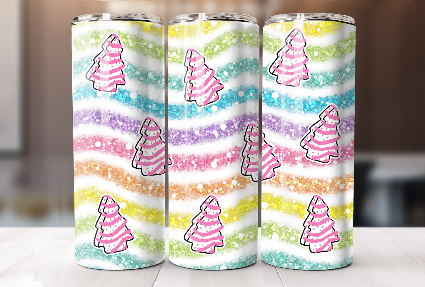 Rainbow Tree Cakes Tumbler