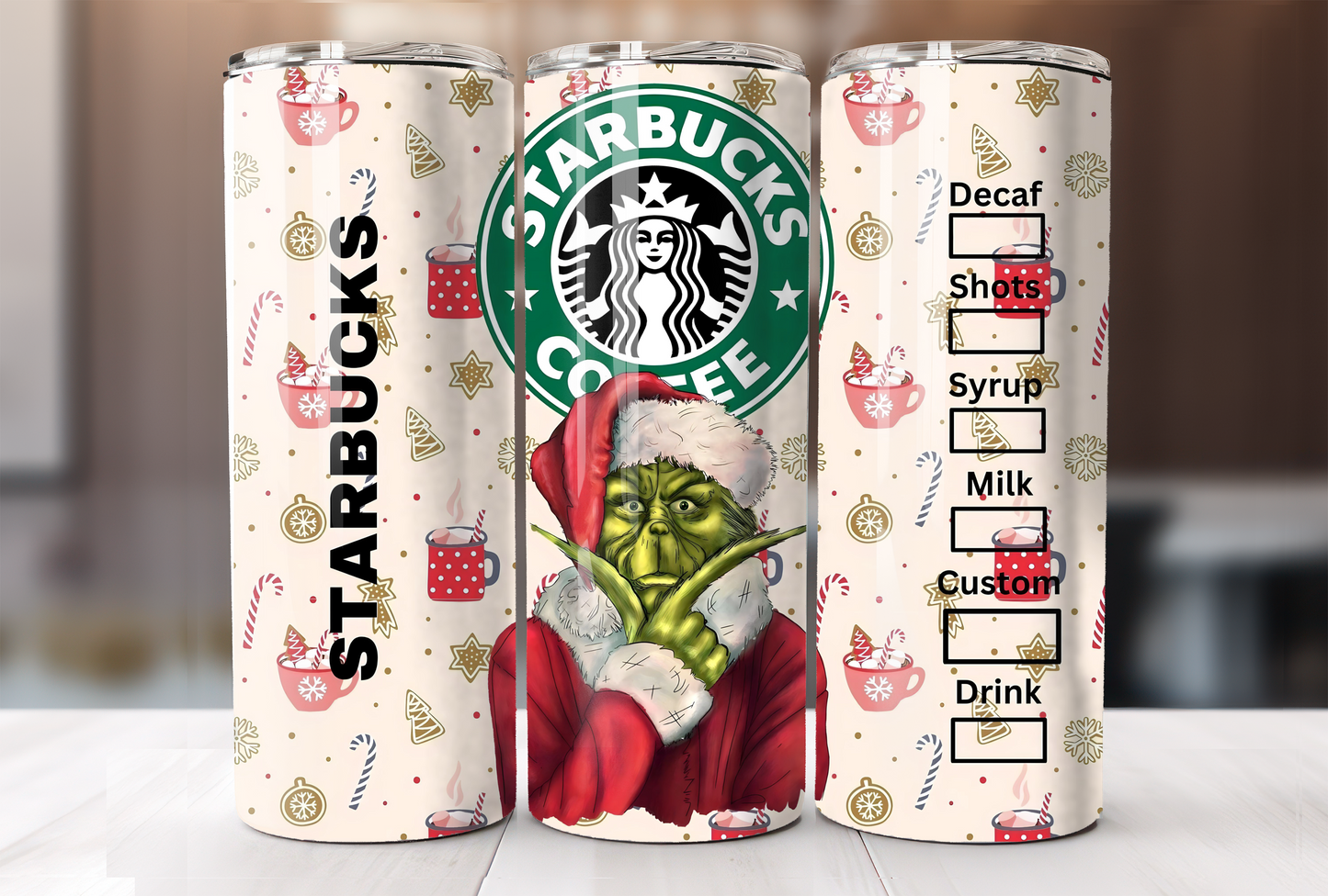 Green Man Coffee Tumbler