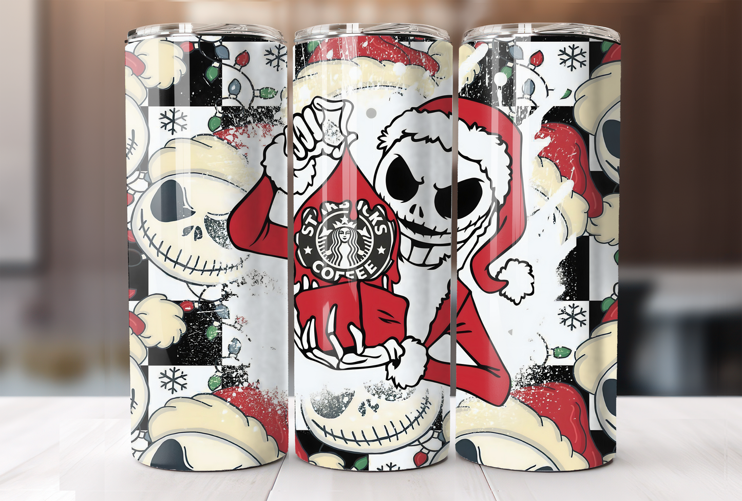 Nightmare Santa Coffee Tumbler
