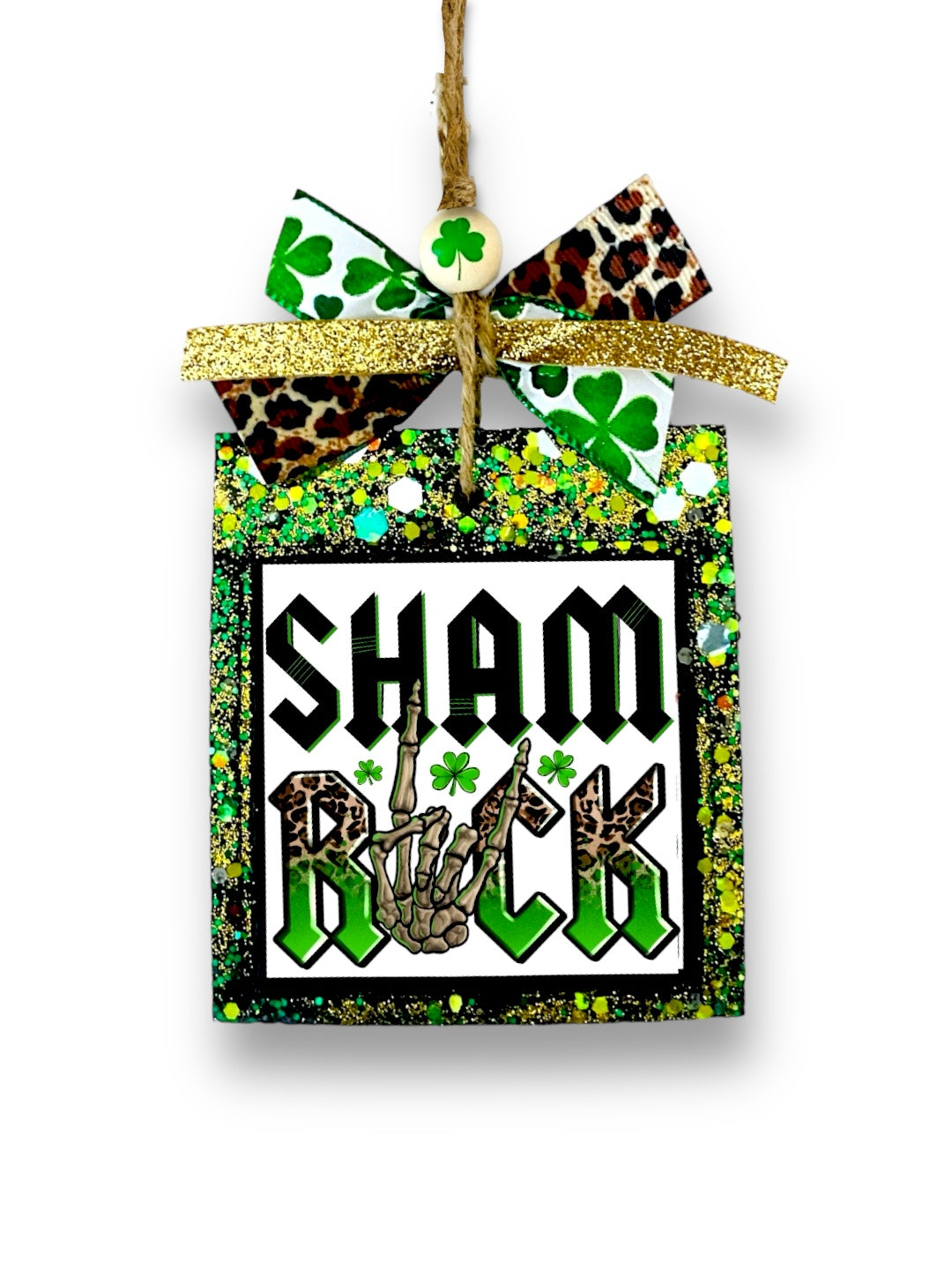Sham Rock Freshie: St Patricks Day Aroma Bead Air Freshener