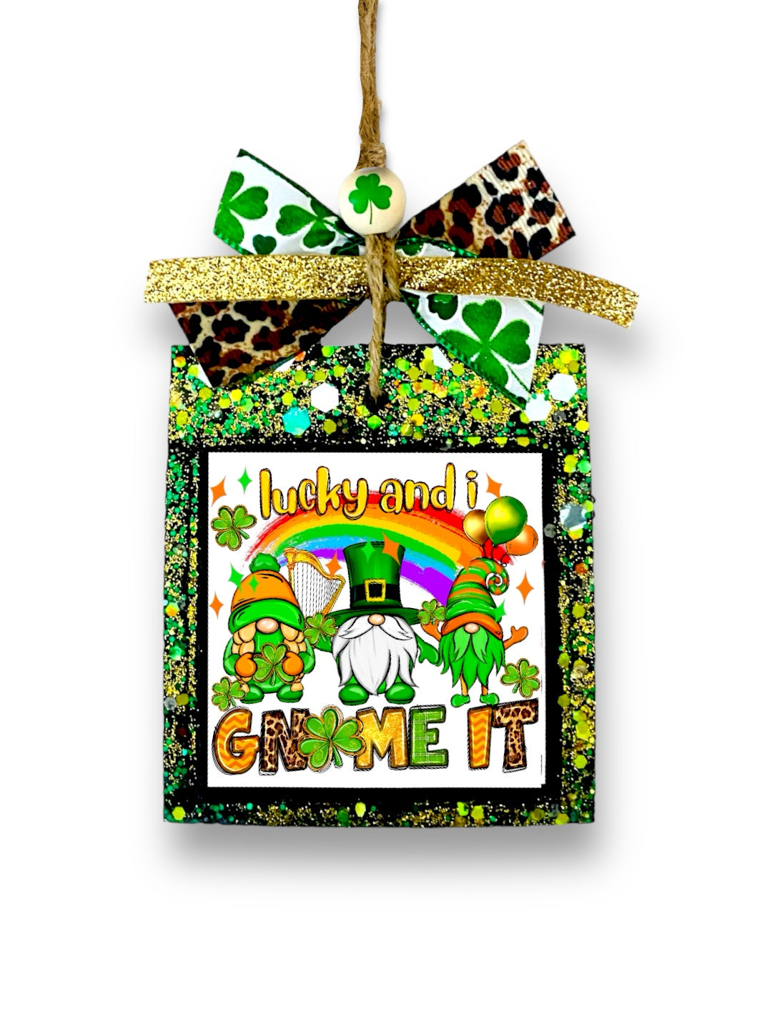 Lucky And I Gnome It Freshie: St Patricks Day Aroma Bead Air Freshener