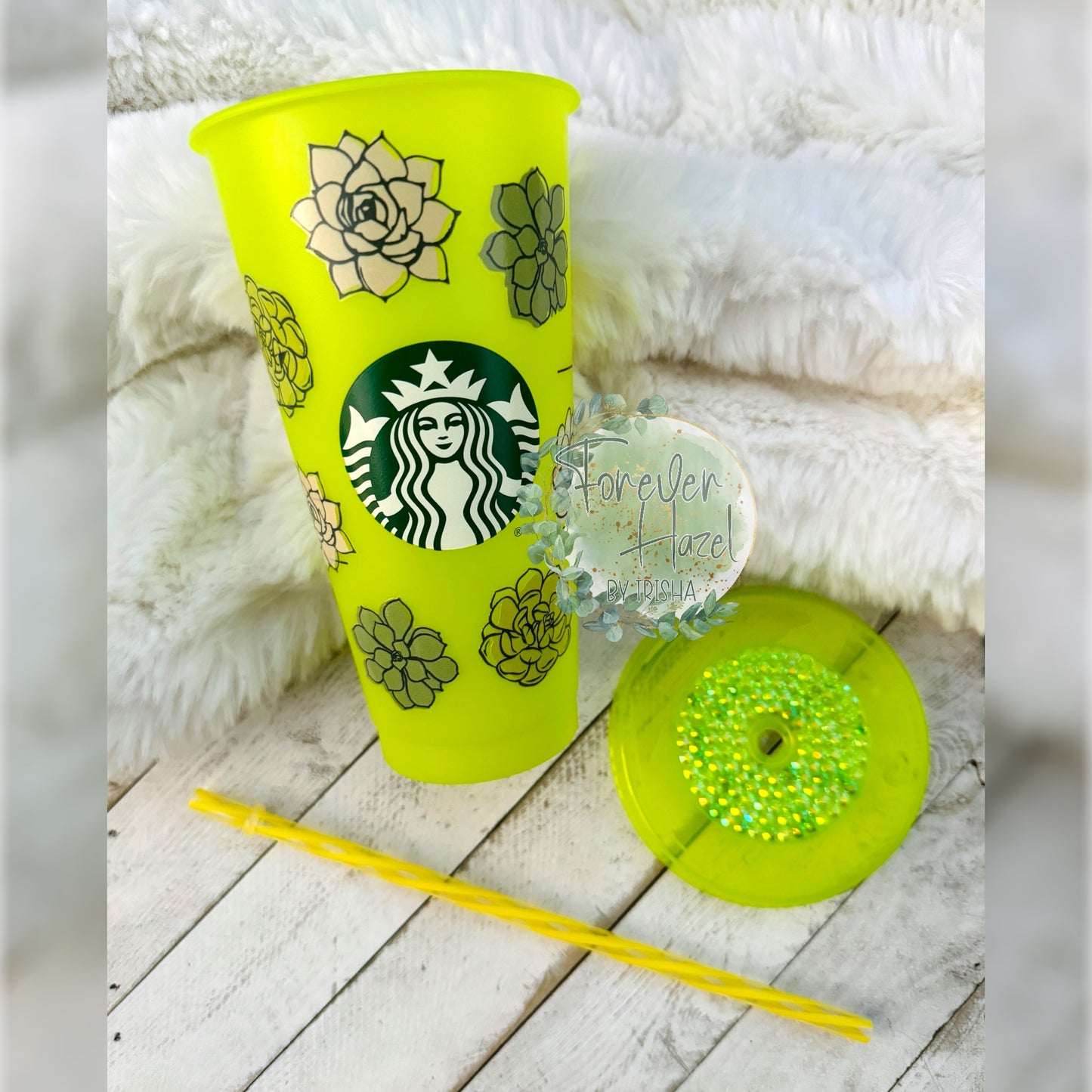SB Succulents Plastic Tumbler