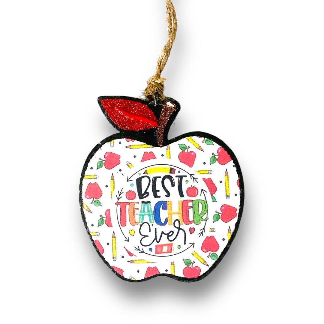 Best Teacher Ever Apple Freshie