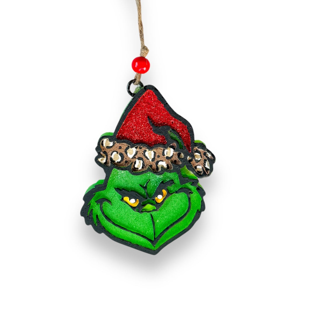 Cheetah Green Man Theme Freshie