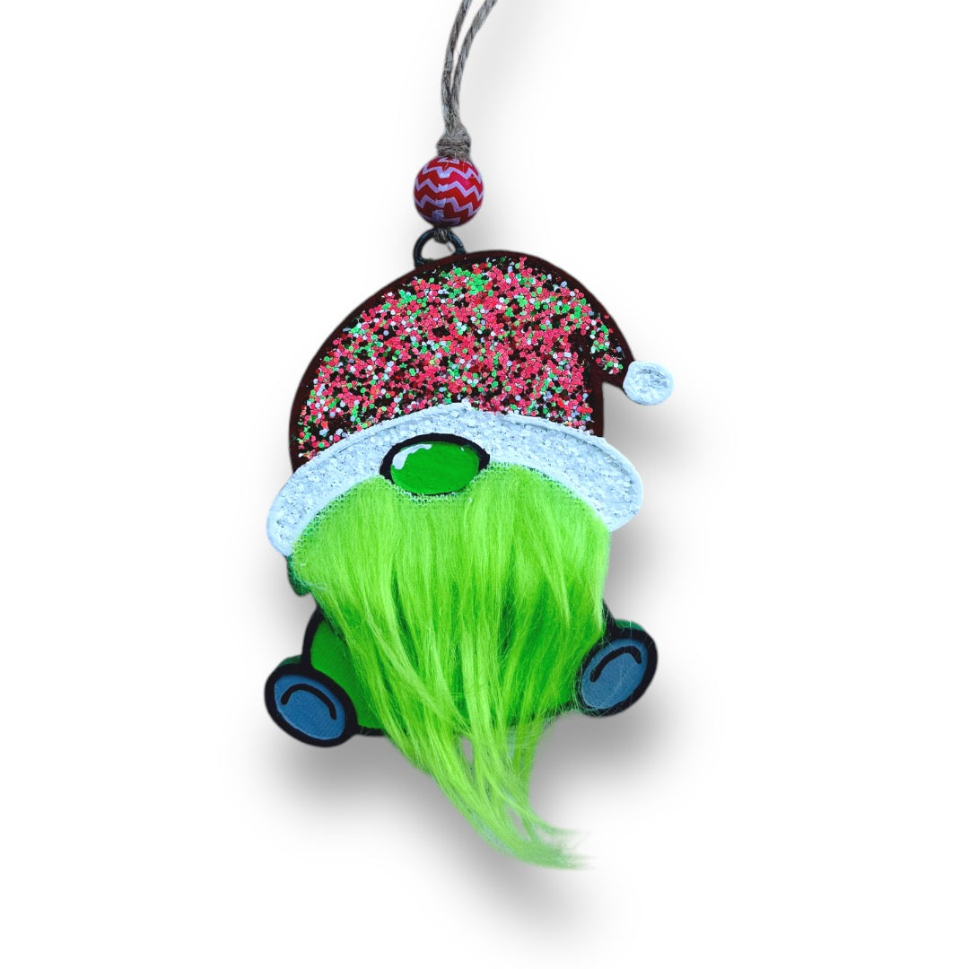 Green Christmas Gnome Freshie