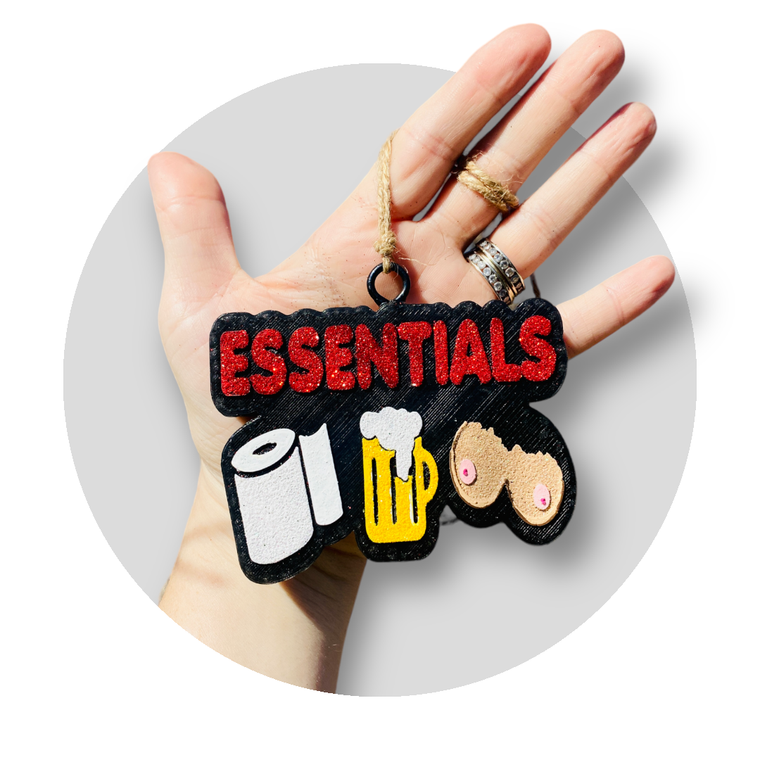 Essentials - Beer, Toilet Paper & Boobs Freshie