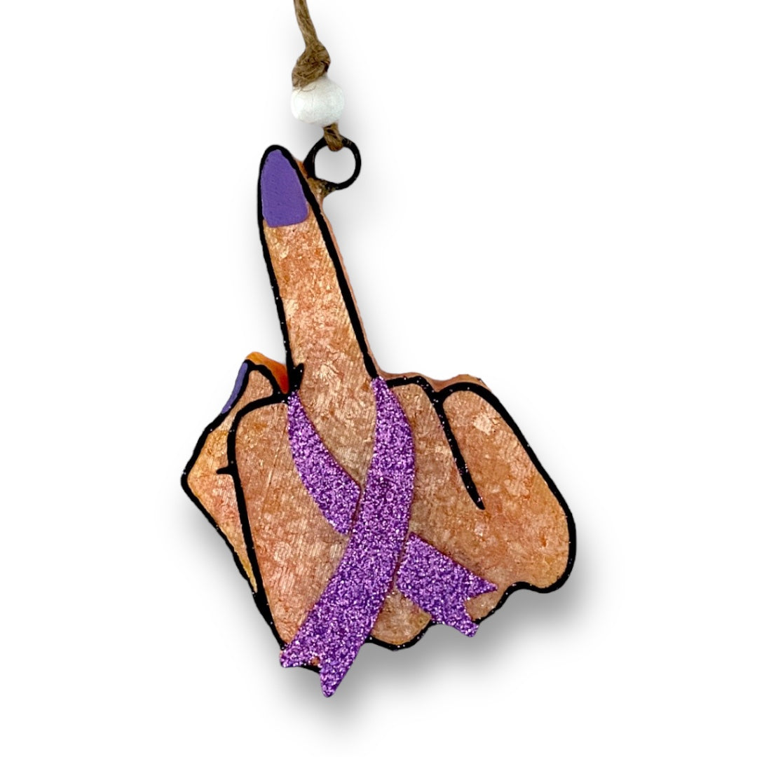 Middle Finger to Cancer Freshie: Vulgar Aroma Bead Air Fresheners