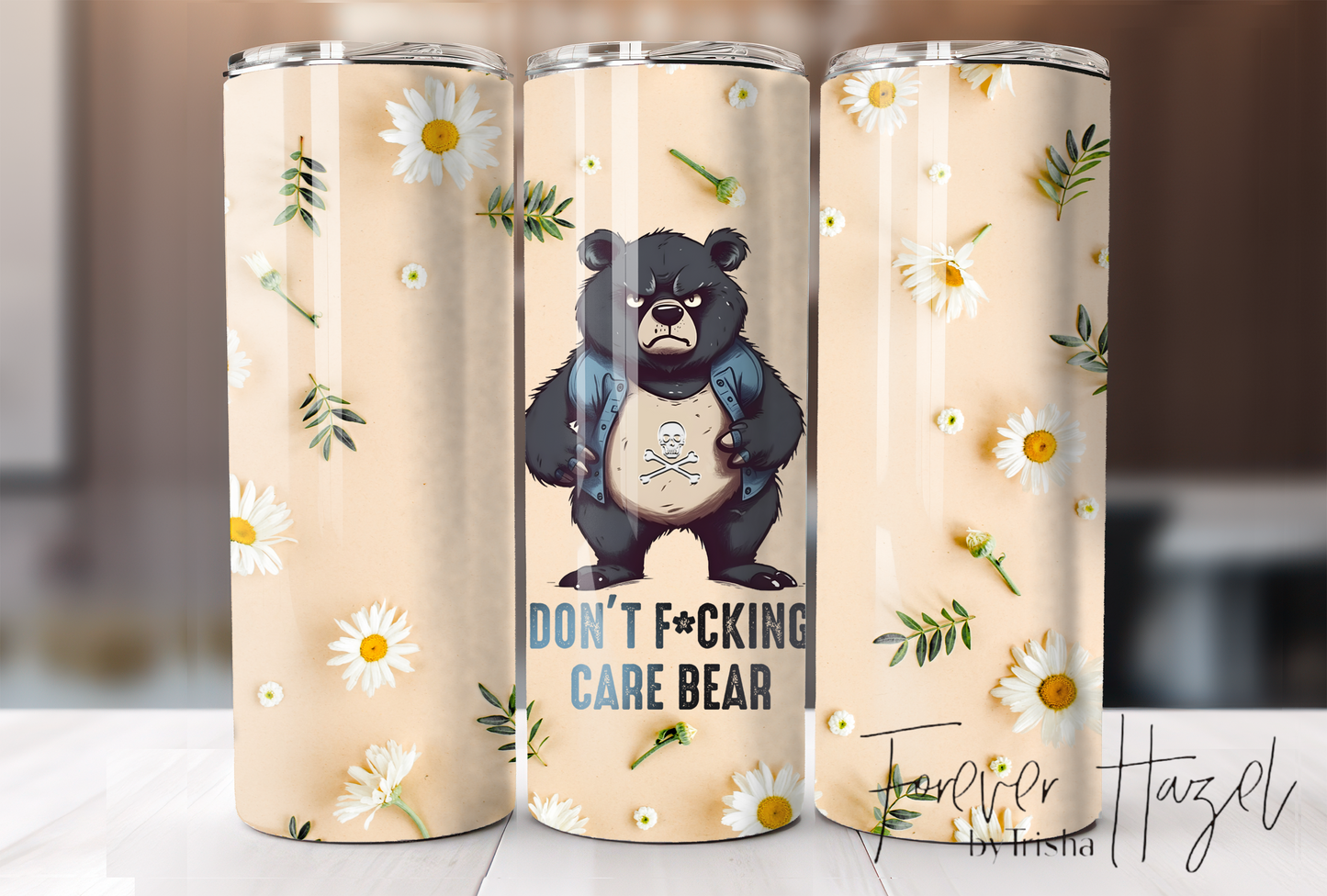 Don't F*cking Care Bear Tumbler