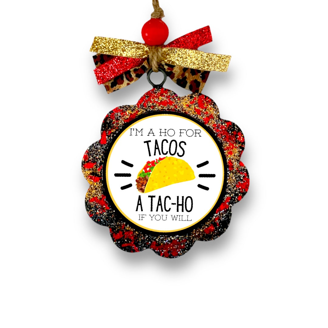 I'm A Ho For Tacos Freshie: Vulgar Aroma Bead Air Fresheners