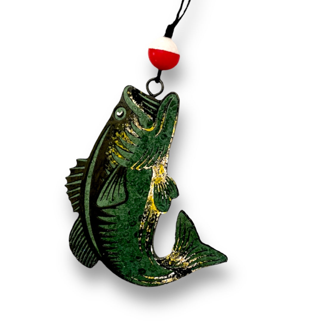 Bass Fish with Bobber Freshie