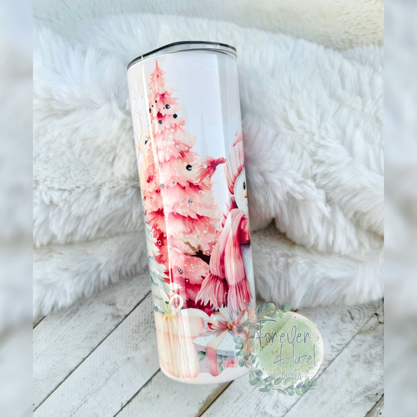 Snowman Winter Scene Tumbler