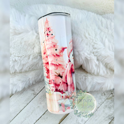 Snowman Winter Scene Tumbler