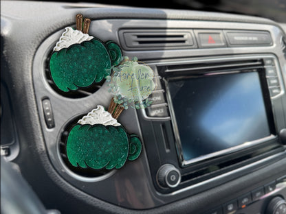 Pumpkin Mug Freshie | Autumn Aroma Bead Air Freshener