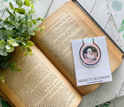 Happiest When I'm Reading Ghost Magnetic Bookmark