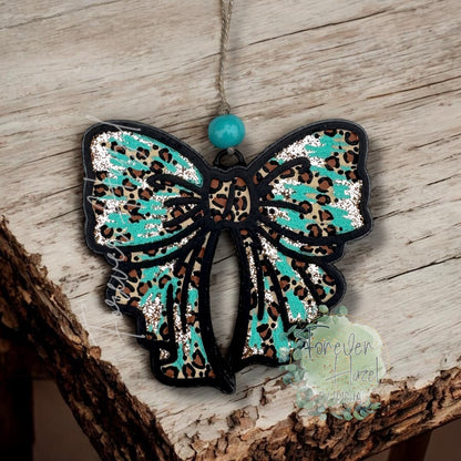 Distressed Western Car Freshies: Aroma Bead Air Freshener
