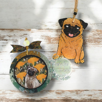 Pug Dog Freshie: Animal Aroma Bead Air Fresheners
