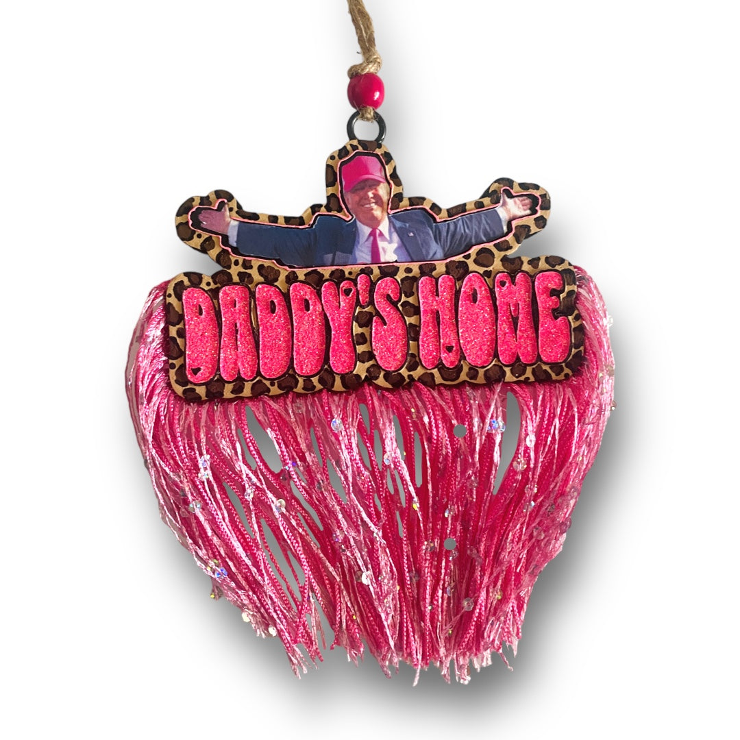 Pink Cheetah Trump Daddy's Home Freshie