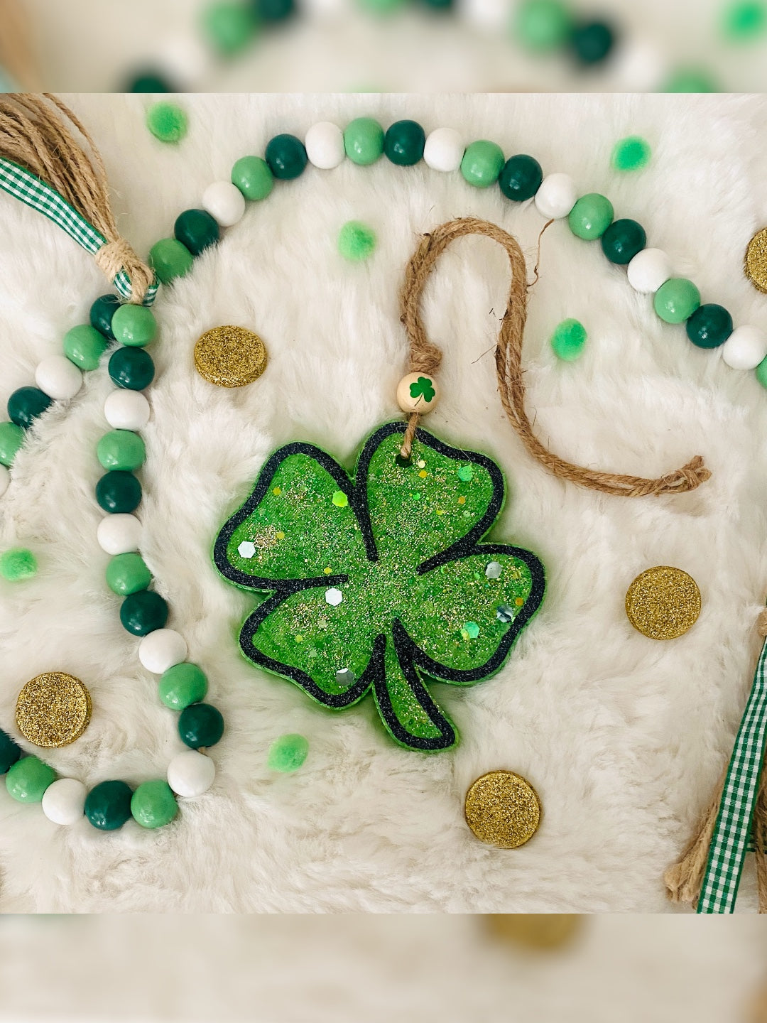 Large Four Leaf Clover Freshie