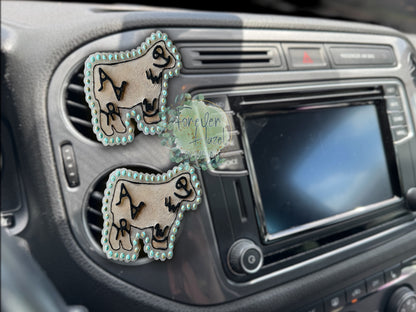 Cattle Branding Freshies: Western Aroma Bead Air Freshener