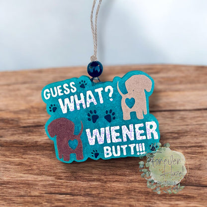 Funny Dachshund Car Freshie: Animal Aroma Bead Air Fresheners