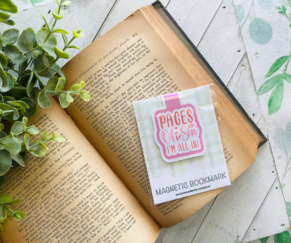 Pages Of Sin, I'm All In Magnetic Bookmark