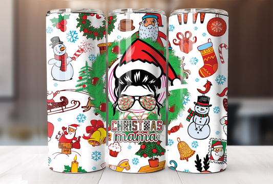 Christmas Mama Tumbler