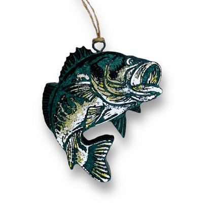 Hand-Painted Bass Fish Freshie