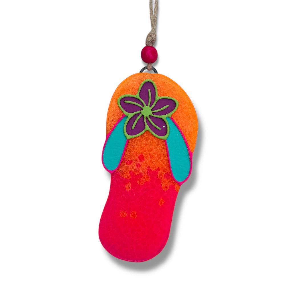 Neon Summer Collection Freshies | Palm Tree Freshie | Flip Flops Freshie | Sunrise Sunburn Sunset Repeat Freshie | Hibiscus Flower Freshie