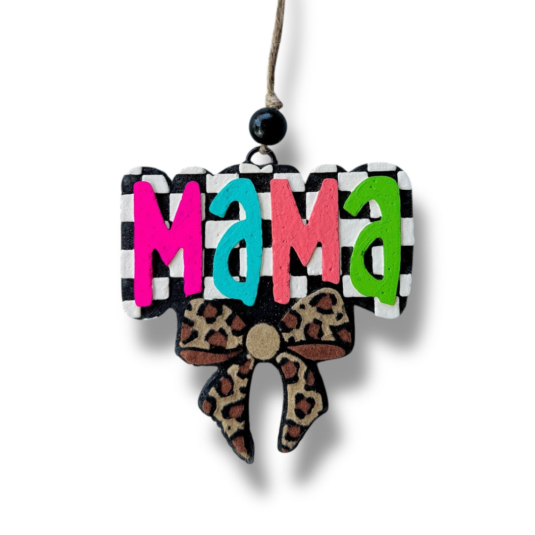 Checkered Mama Freshie