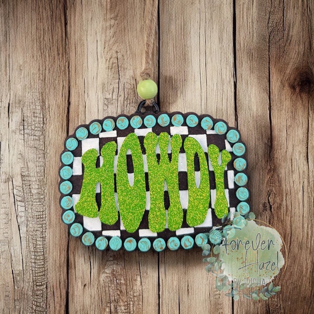 Punchy Western Freshie: Western Aroma Bead Air Fresheners