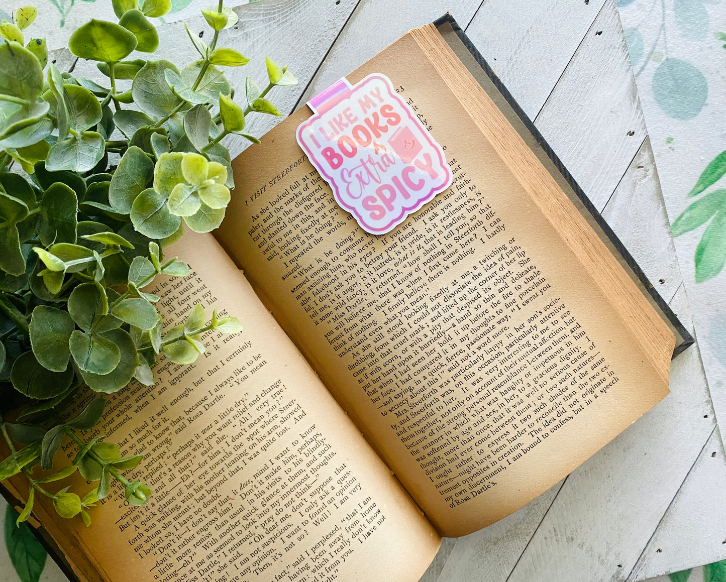 I Like My Books Extra Spicy Magnetic Bookmark